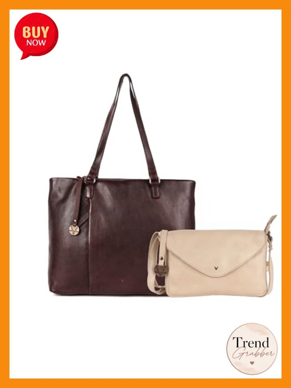Genuine Italian Leather Bag Collection Tote Crossbody Satchel Purse